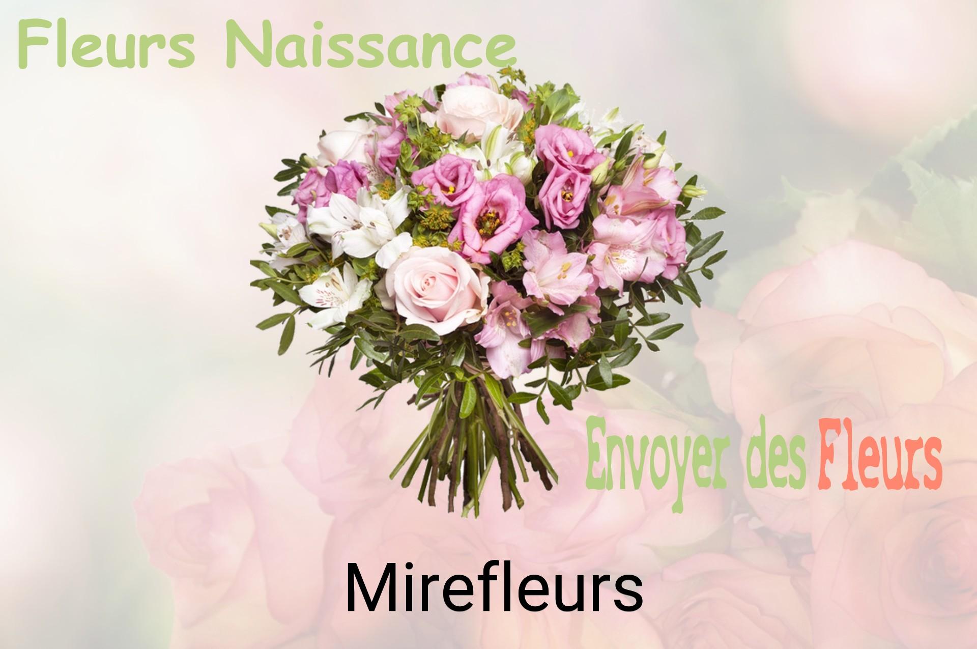 Bouquet de fleurs de naissance livré à Mirefleurs